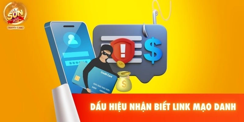 Dấu hiệu nhận biêt link mạo danh